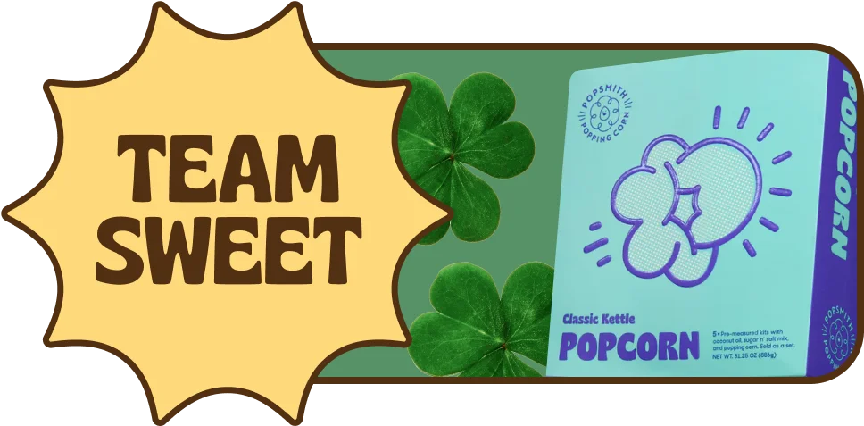 team sweet - classic kettle popcorn
