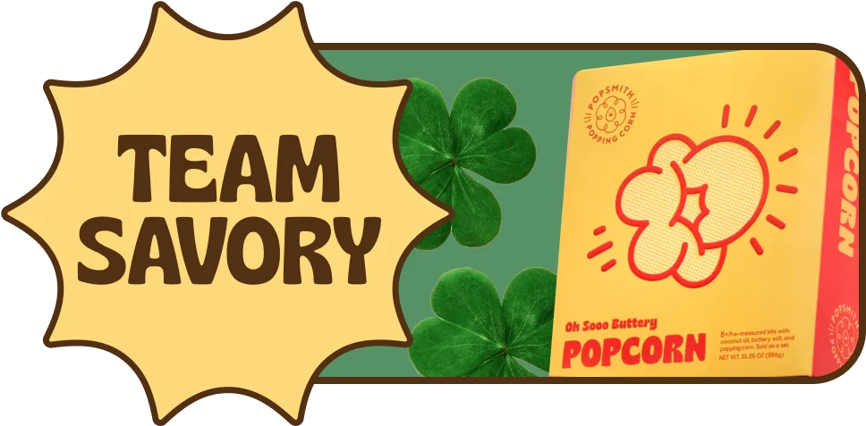 team savory - oh sooo buttery popcorn