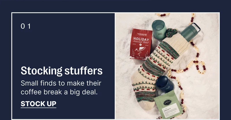 Stocking Stuffers - Small finds to make their coffee break a big deal - Stock U-