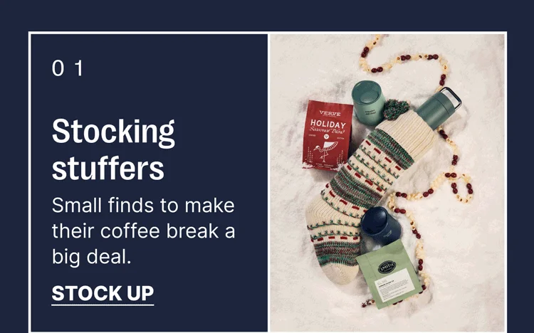 Stocking Stuffers - Small finds to make their coffee break a big deal - Stock U-