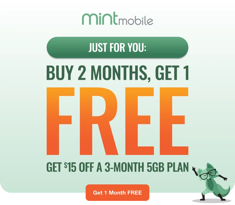 Just for you: Buy 2 Months, get 1 Free - Get $15 off a 3-Month 5GB Plan