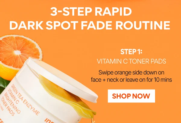 Green Tea Enzyme Vitamin C Brightening Toner Pads