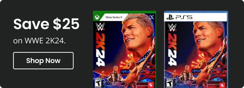 Save $25 on WWE2K24. Shop Now
