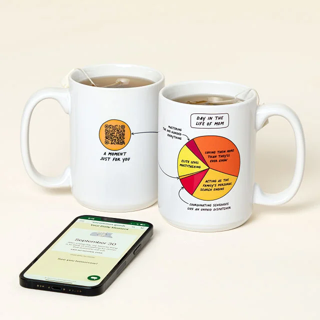 A Moment for Mom Every Day Interactive QR Mug