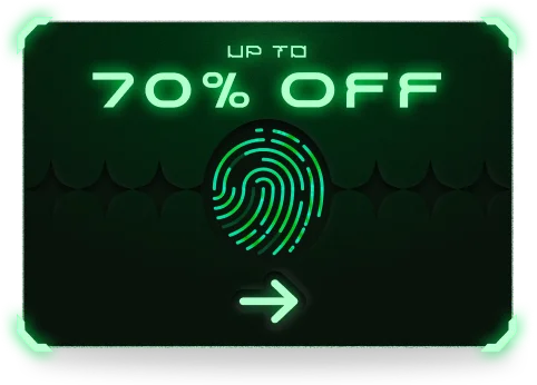 Up to 70% OFF CYBER MONDAY