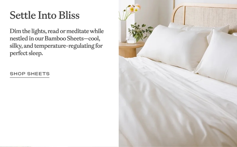 Settle Into Bliss - Shop Sheets Settle Into Bliss - Shop Sheets