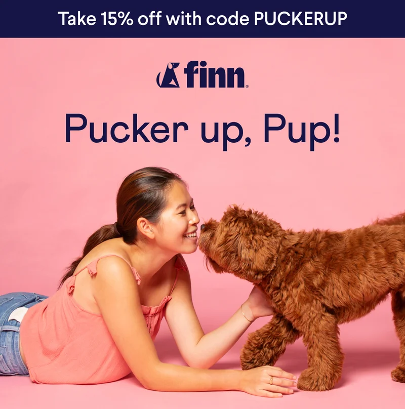 Take 15% off with code discount code | Pucker up, Pup!