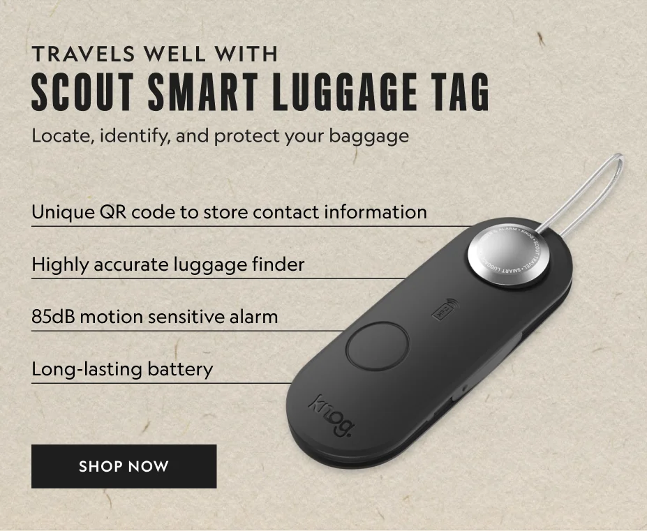 Scout Travel Smart Luggage Tag