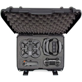 Nanuk 925 Waterproof Hard Case with Foam Insert for DJI Avata 2 Fly More Combo, Black