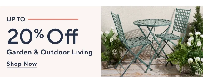 20% Off garden