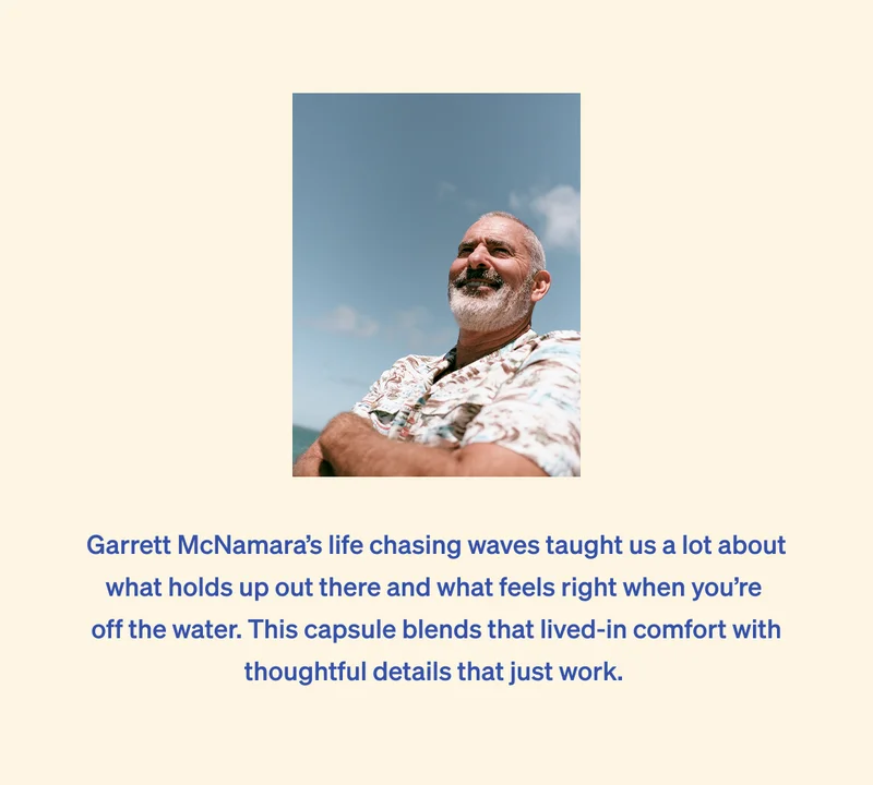 Faherty x Garrett McNamara