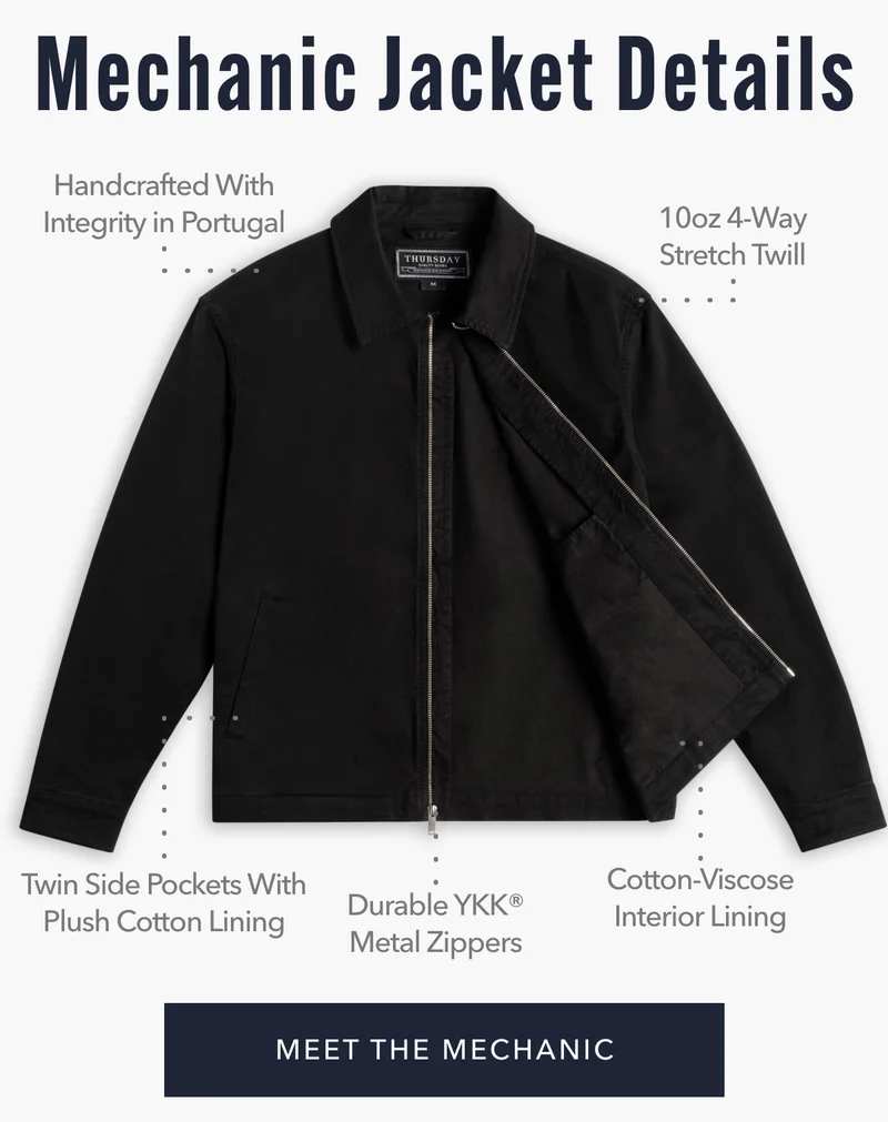 Mechanic Jacket Details