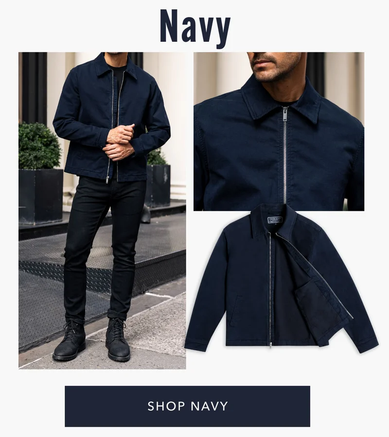 Shop Navy Mechanic Jacket