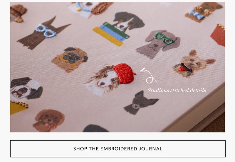 SHOP THE EMBROIDERED JOURNAL