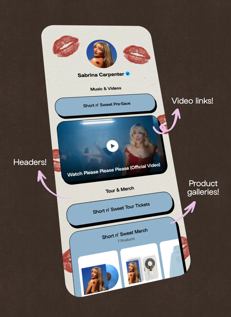 Visit Sabrina’s Linktree