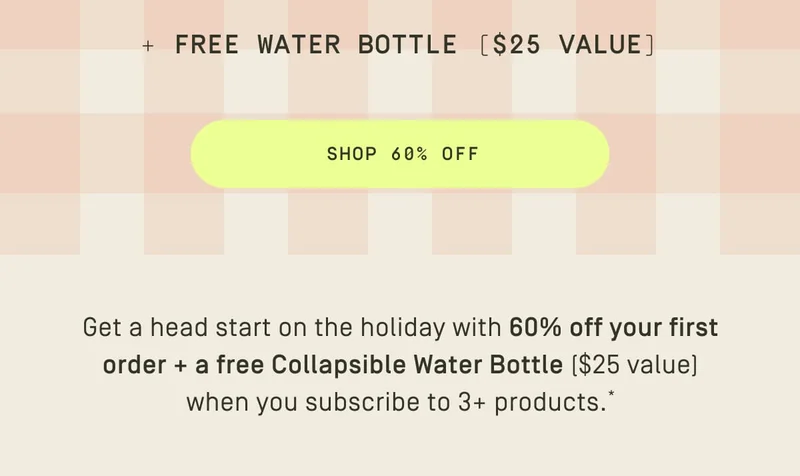 + Free Water bottle