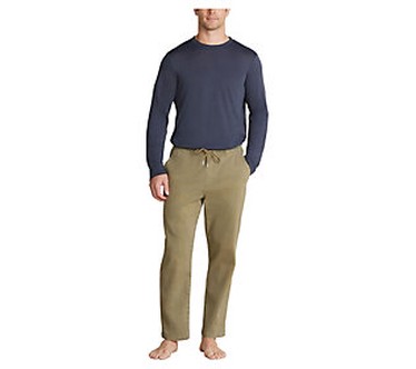 Barefoot Dreams Malibu Collection Men's Twill R laxed Pant