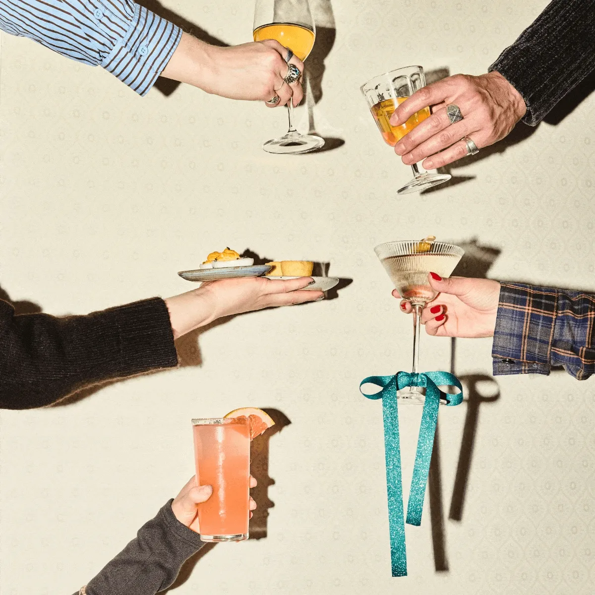 GIF of festive imagery at The Hox