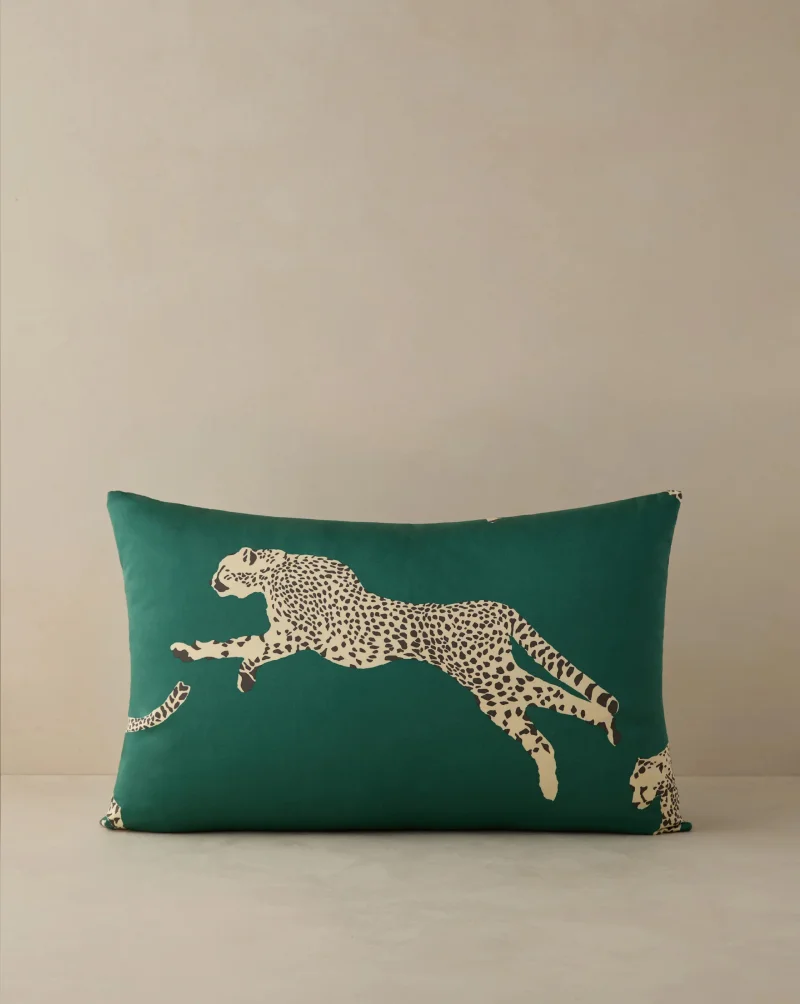 Shop Leaping Cheetah Pillow
