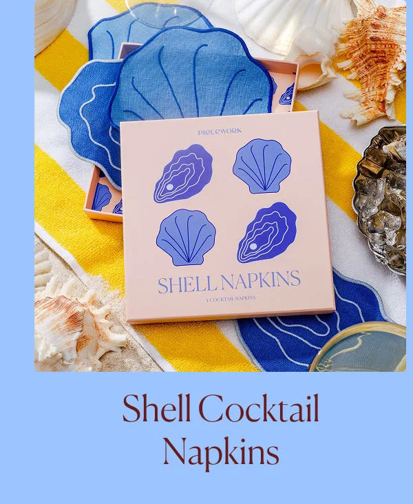 Shell Cocktail Napkins
