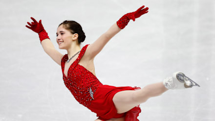 Isabeau Levito sparkles in clean short program at World Figure Skating Championships Isabeau Levito sparkles in clean short program at World Figure Skating Championships