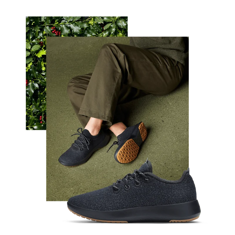 Wool Runner Mizzle Natural Black