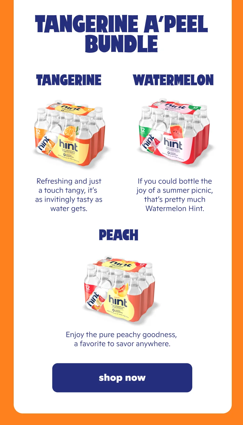Tangerine A'peel Bundle: Tangerine, Watermelon, Peach