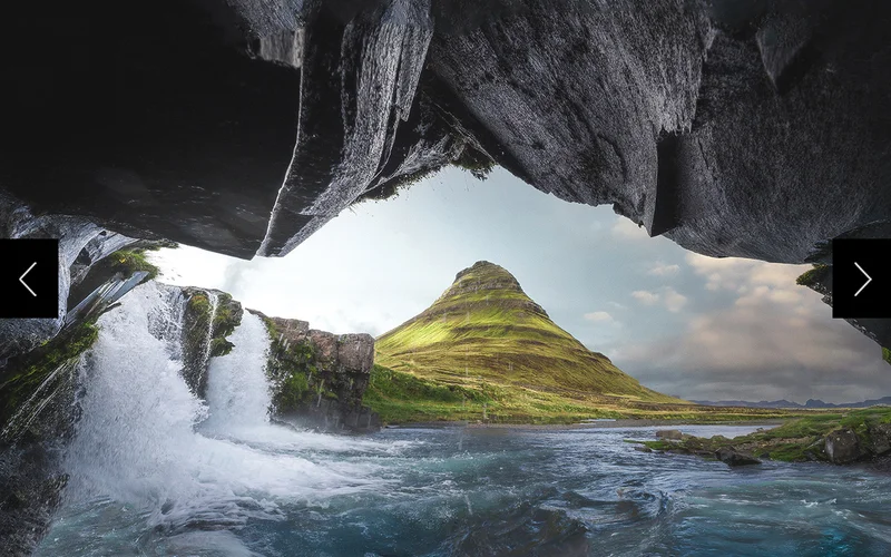 Kirkjufell and Kirkjufellsfoss in Iceland