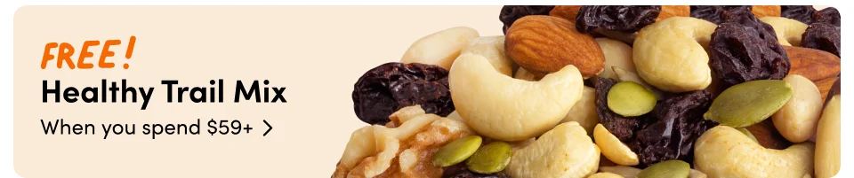 FREE! Healthy Trail Mix; When you spend $59+