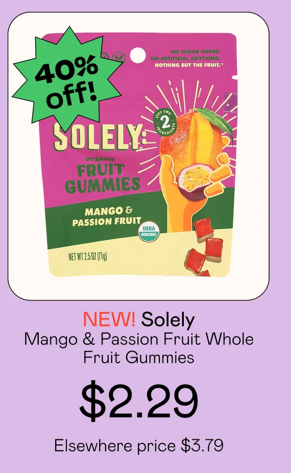 Mango & Passion Fruit Whole Fruit Gummies