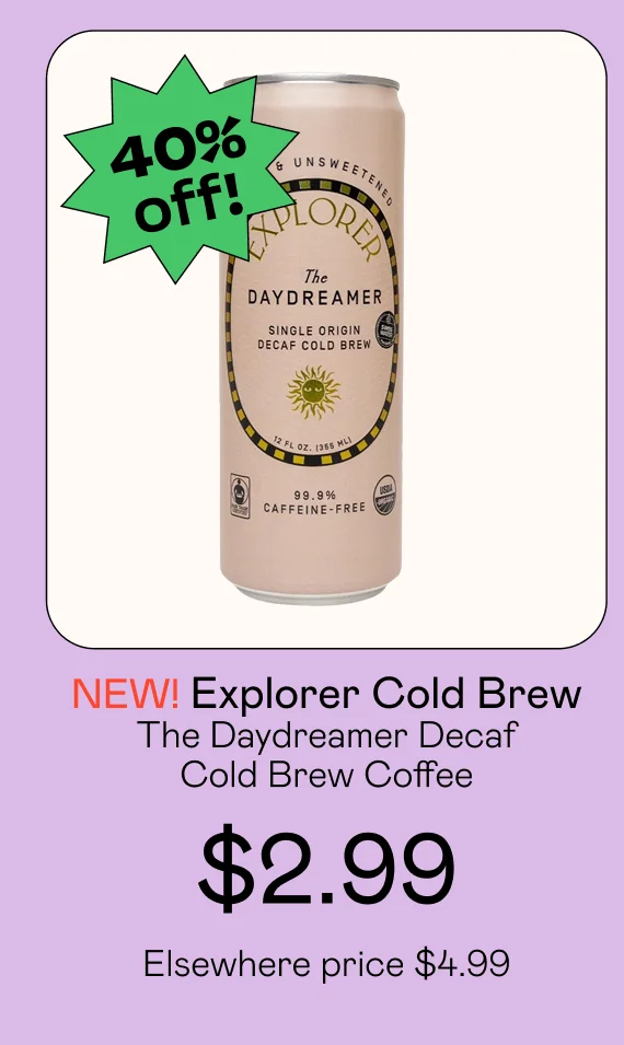 The Daydreamer Decaf Cold Brew Coffee