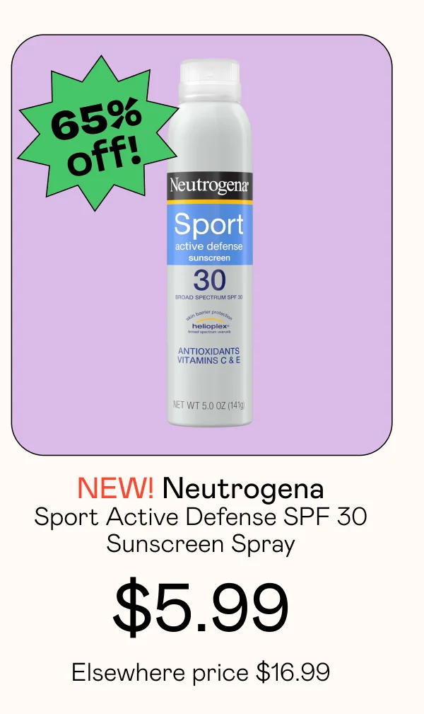 Sport Active Defense SPF 30 Sunscreen Spray