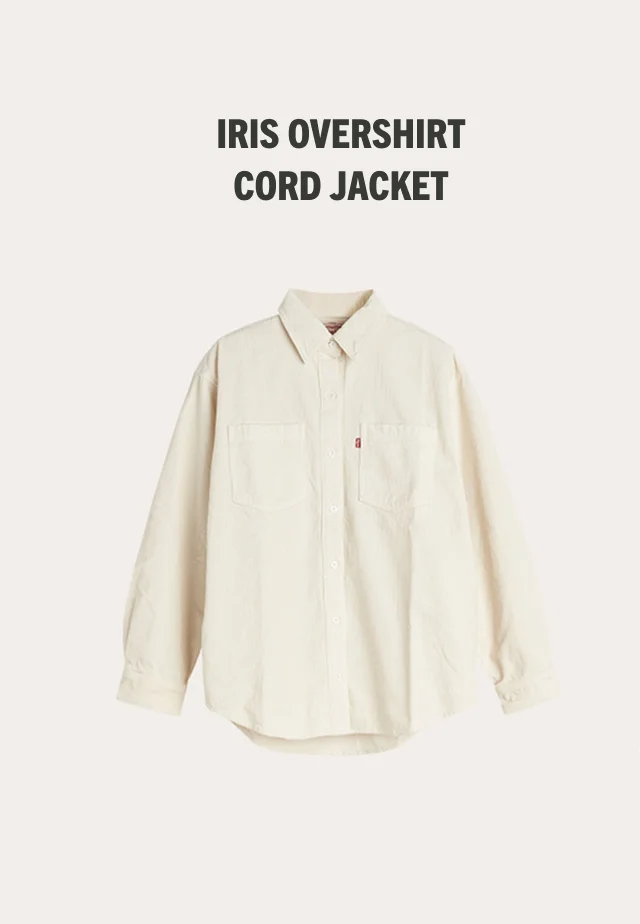 IRIS OVERSHIRT CORD JACKET