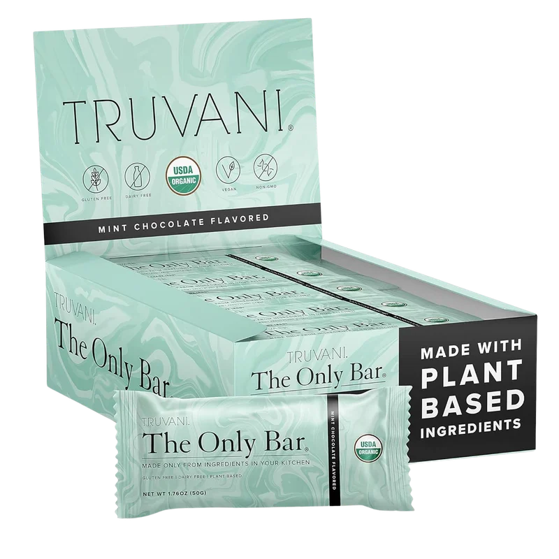 Image of Truvani Mint Chocolate Bar (12 CT)