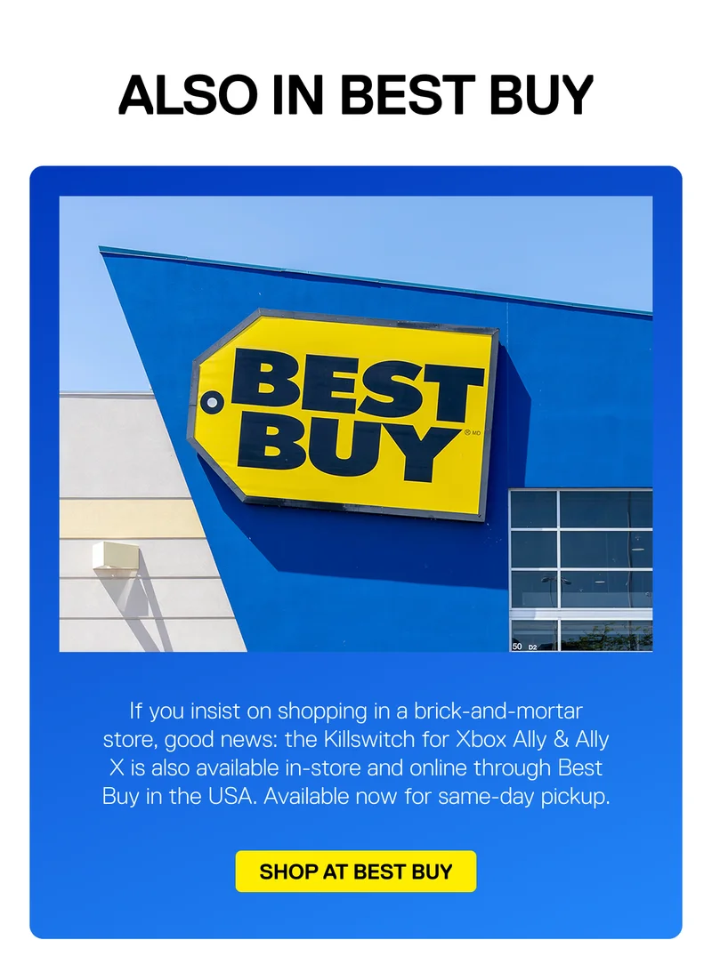 Also available in Best Buy