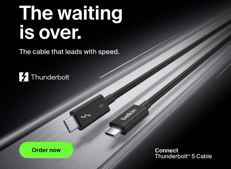 The Connect Thunderbolt 5 Cable is here