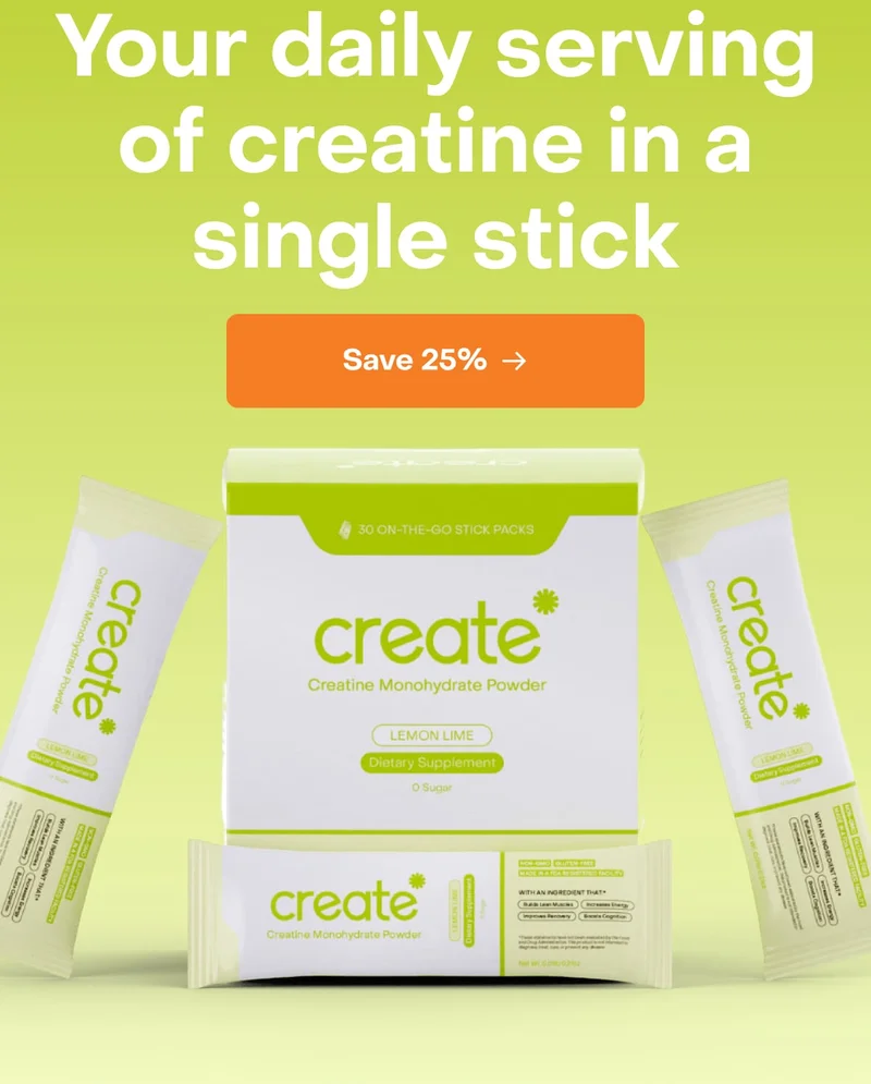 your daily serving of  creatine in a single stick