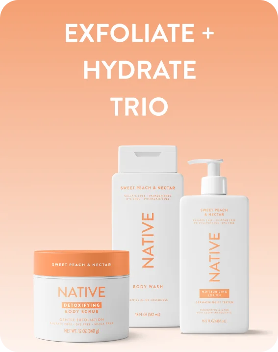 exfoliate + hydrate trio