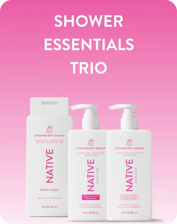 shower essentials trio