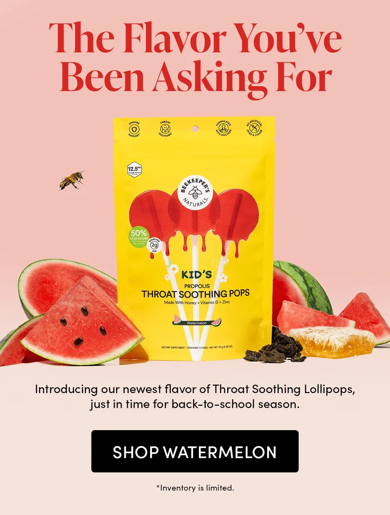 Introducing our newest flavor of Throat Soothing Lollipops, just in time for back-to-school season.