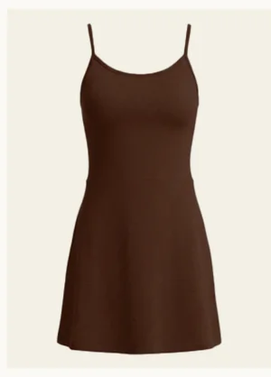 Midweight Spacedye Forever Dress in Iced Mocha Heather