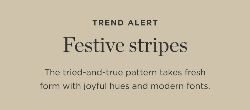 Festive Stripes