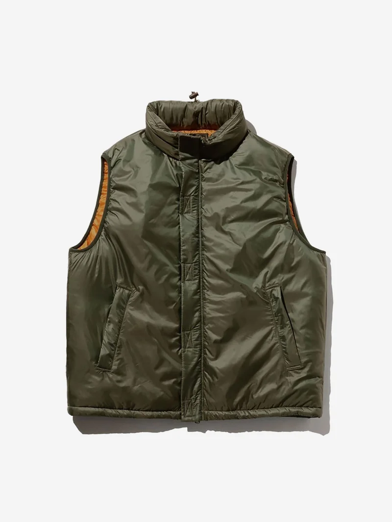 Image of Beams Plus MIL Puff Vest. Ver.2 Ripstop - Olive