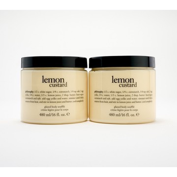 philosophy supersize glazed body souffle 16oz duo
