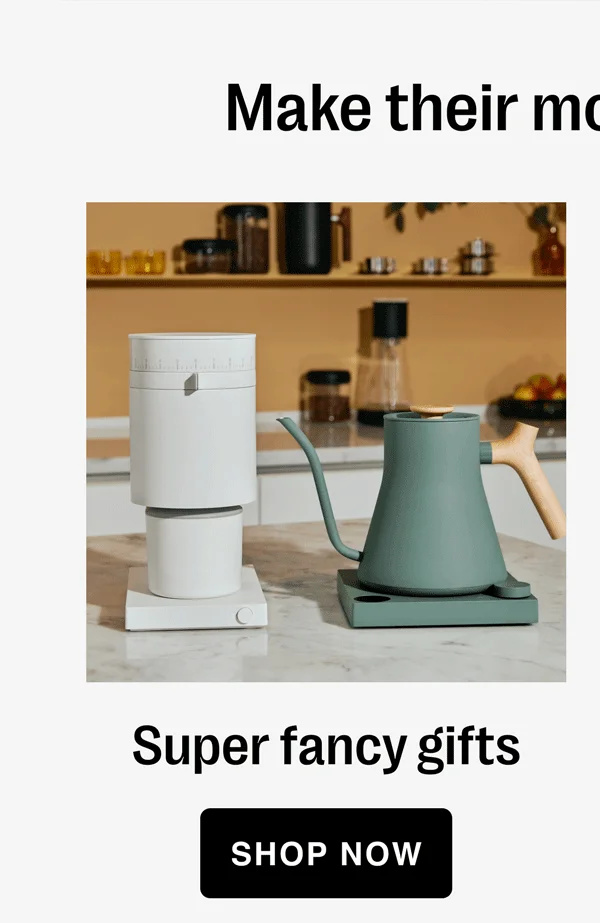 Make their mornings magic Super fancy gifts [shop now]