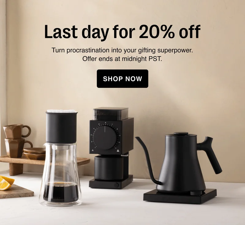 Last day for 20% off Turn procrastination into your gifting superpower. Offer ends at midnight PST. [shop now]