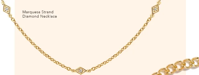Marquesa Strand Diamond Necklace