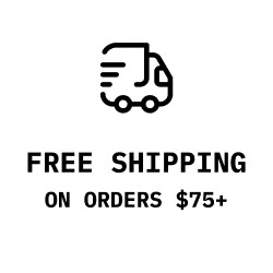 FREE SHIPPING ON ORDERS $75+