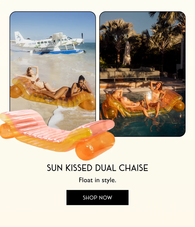 Sun Kissed Dual Chaise | Float in style. | SHOP NOW