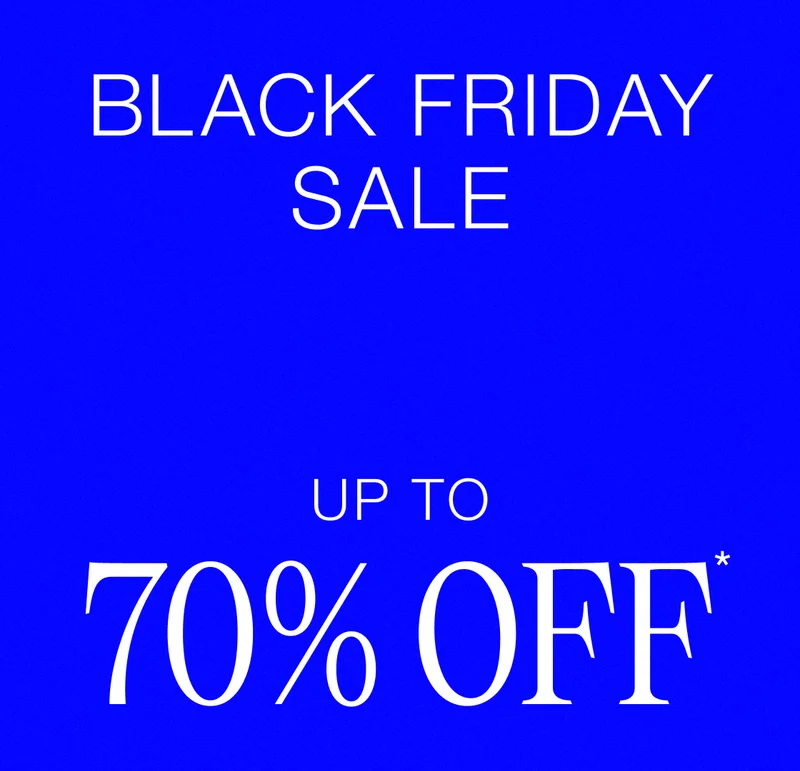 Black Friday Sale. Up to 70% Off.